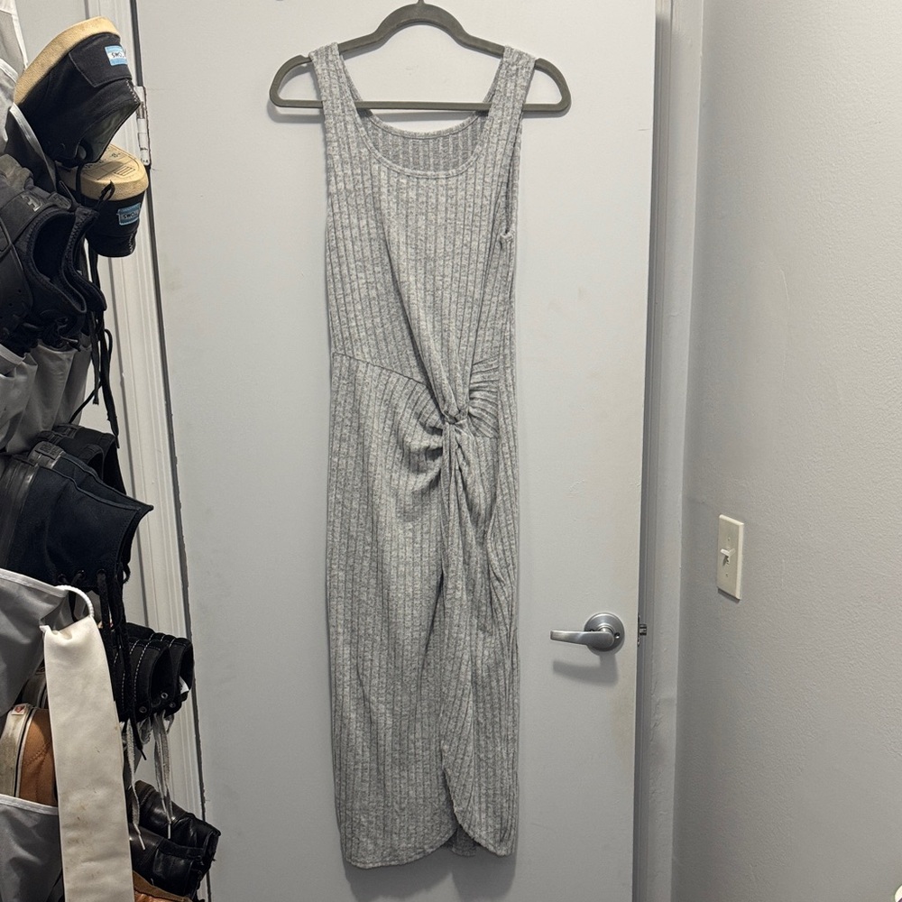 Gray Sleeveless Knit Dress | NWOT